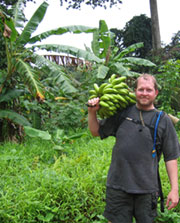 The Proud Banana Farmer Going Home