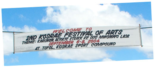 Welcome to the Kosrae Festival of the Arts