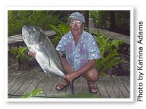 Fishing on Kosrae's Reefs